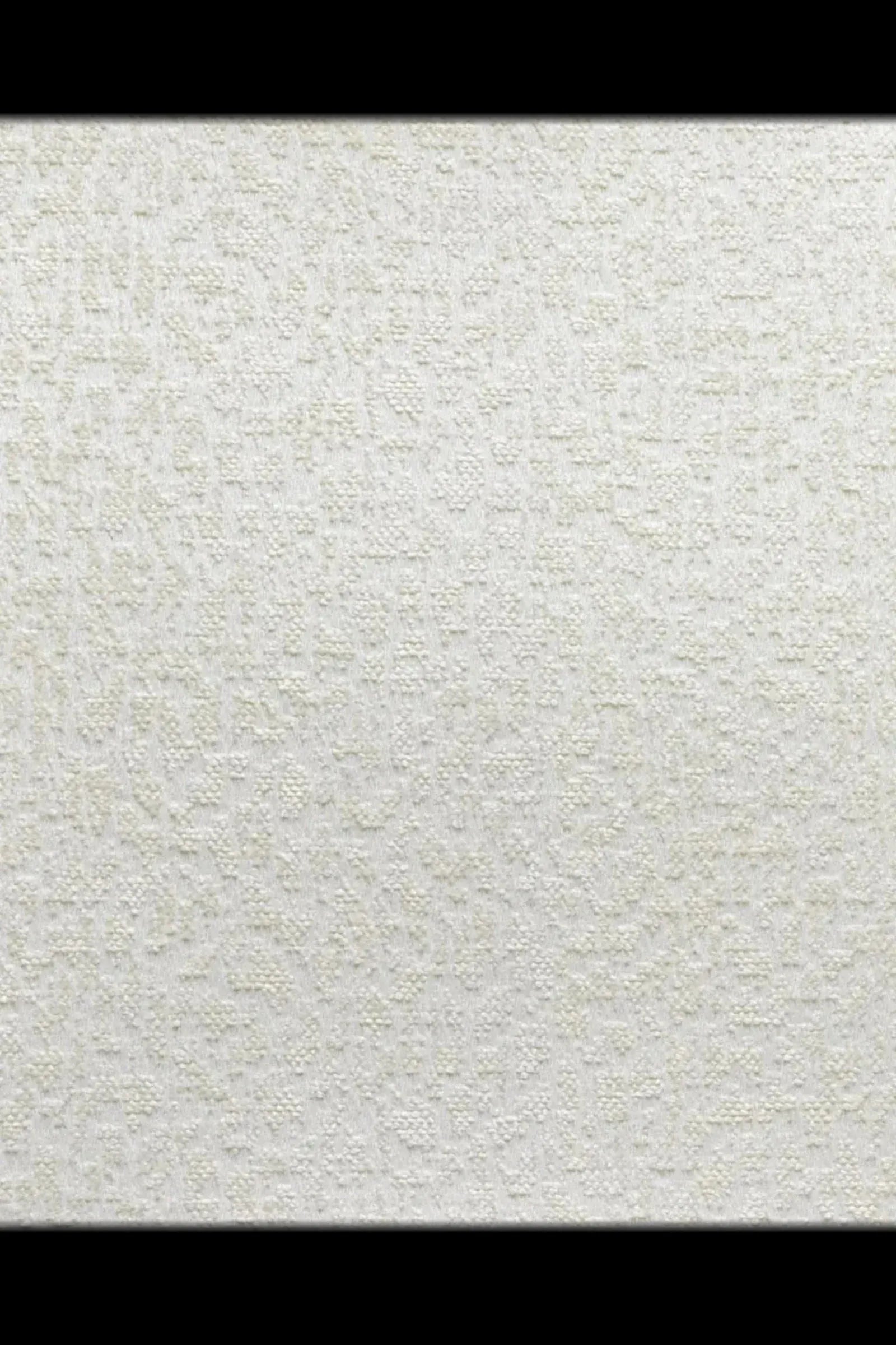 Textured off-white fabric upholstery with subtle raised pattern, luxury interior material