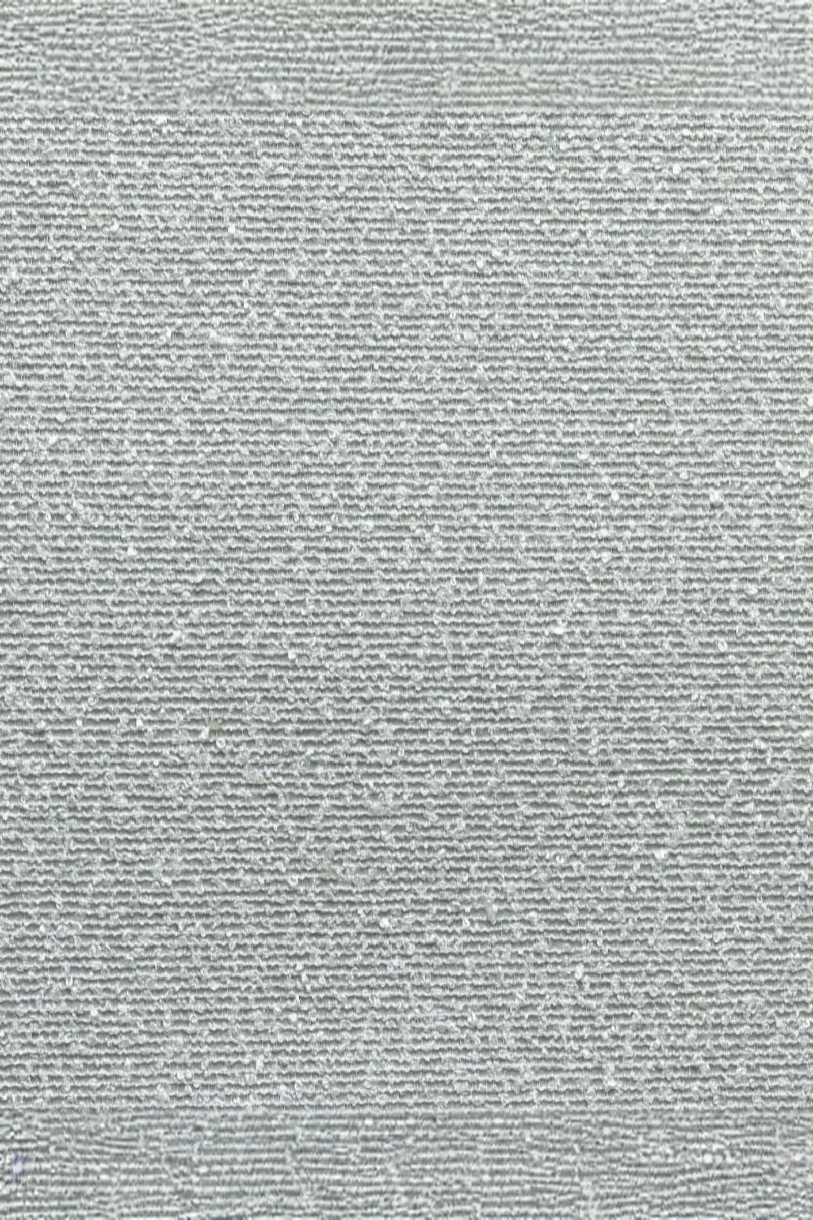 Light gray textured fabric with horizontal linear pattern, suitable for luxury interiors
