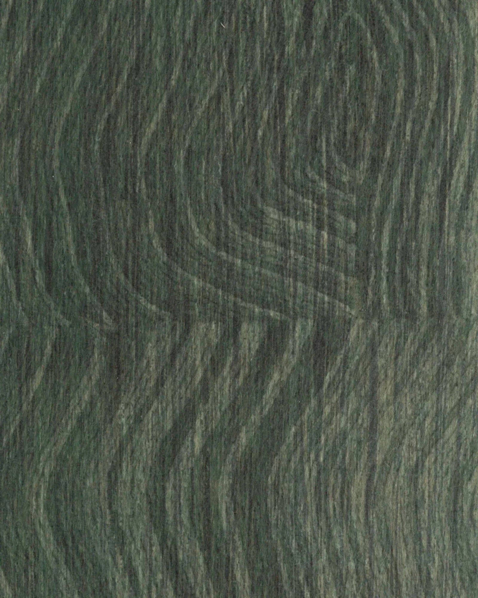 Textured dark green fabric with wavy, woodgrain-like pattern for luxury interiors