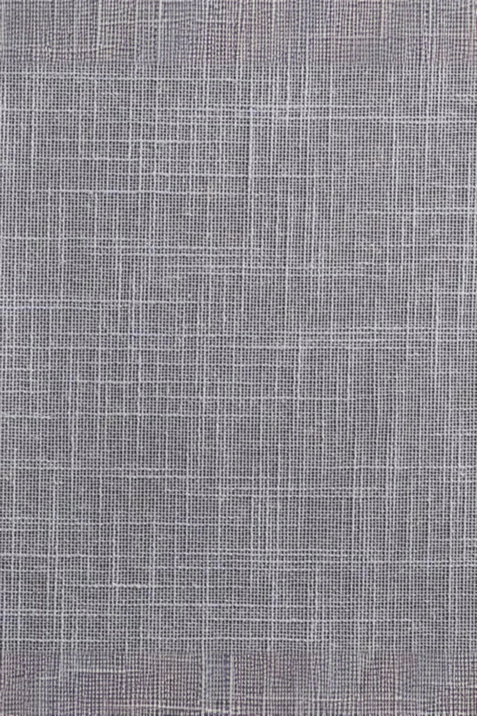Close-up of grey woven linen fabric texture, ideal for luxury interior textiles