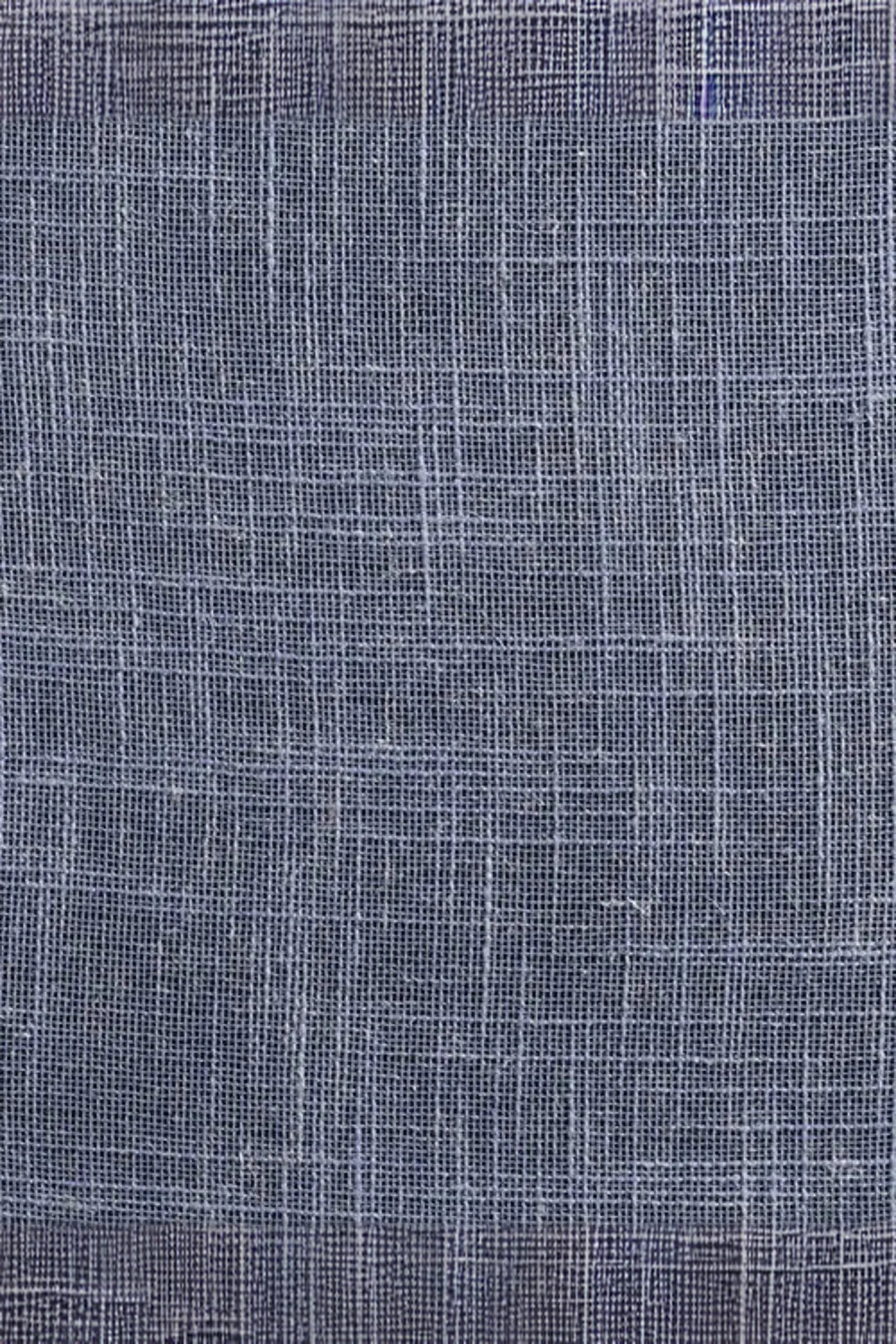 Close-up of grey woven linen fabric texture for luxury interior design