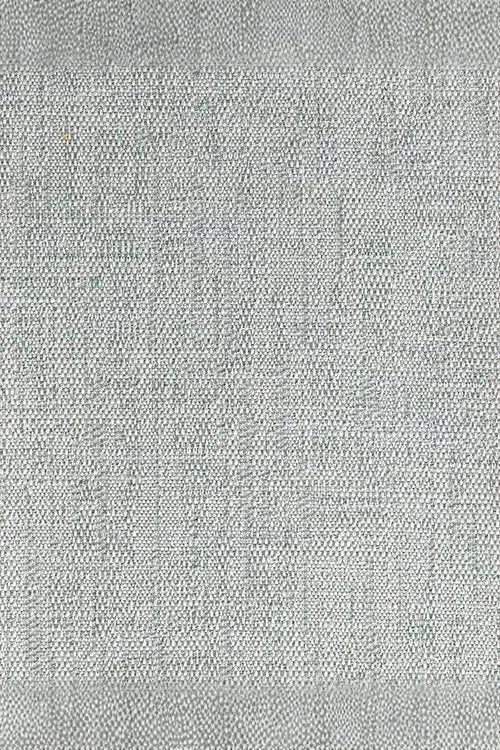 Close-up of light grey woven fabric texture, luxury interior textile sample