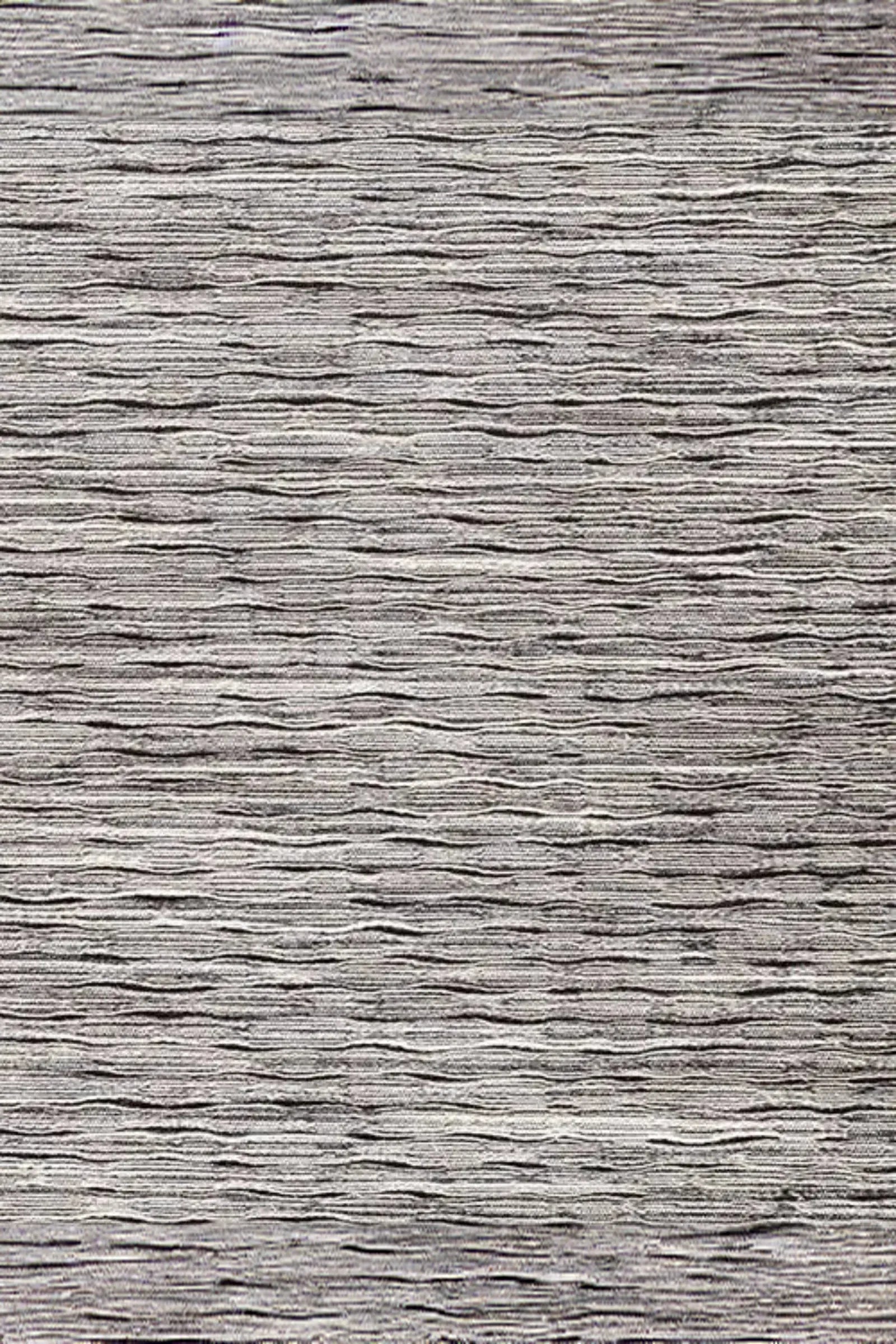 Textured woven fabric with horizontal gray and beige lines, luxury interior textile